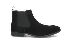 Chelseaboot i semsket skinn