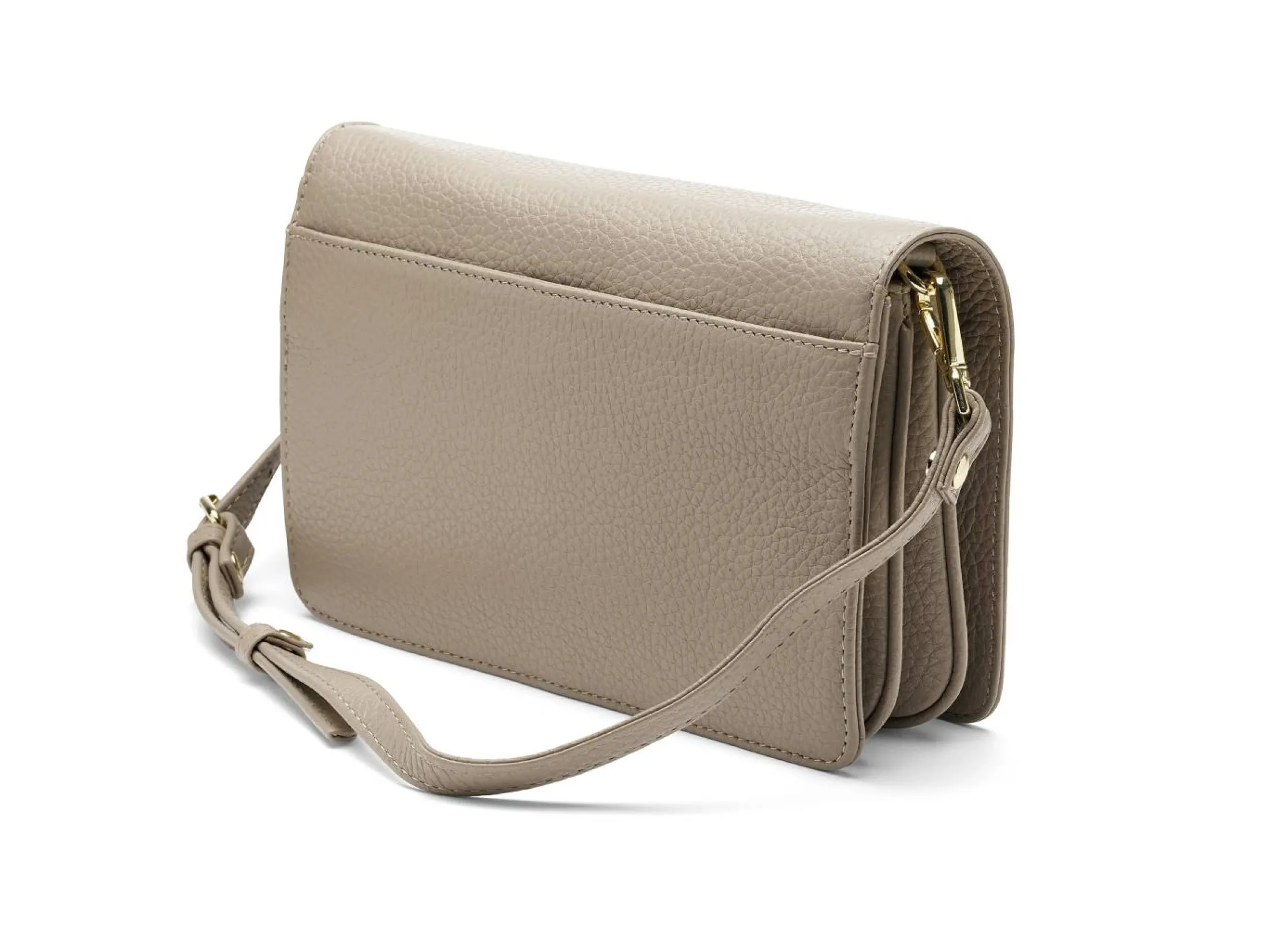 Clutch veske i skinn