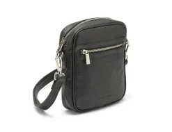 Crossbody veske i robust skinn