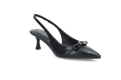 Elegant slingback pumps m/gel & sløyfe
