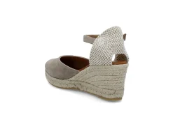 Espadrill i semsket skinn