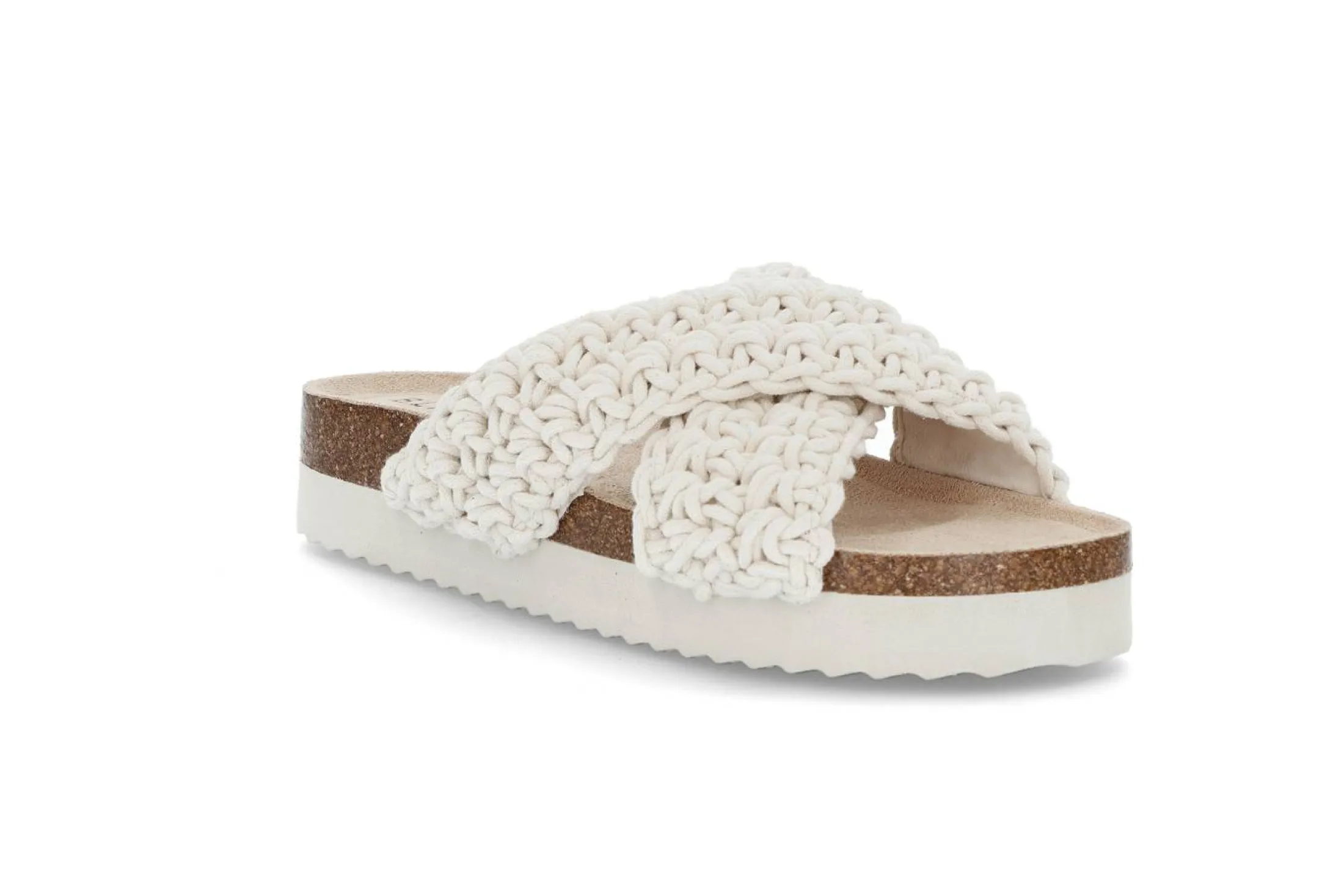 Heklet fotseng sandal