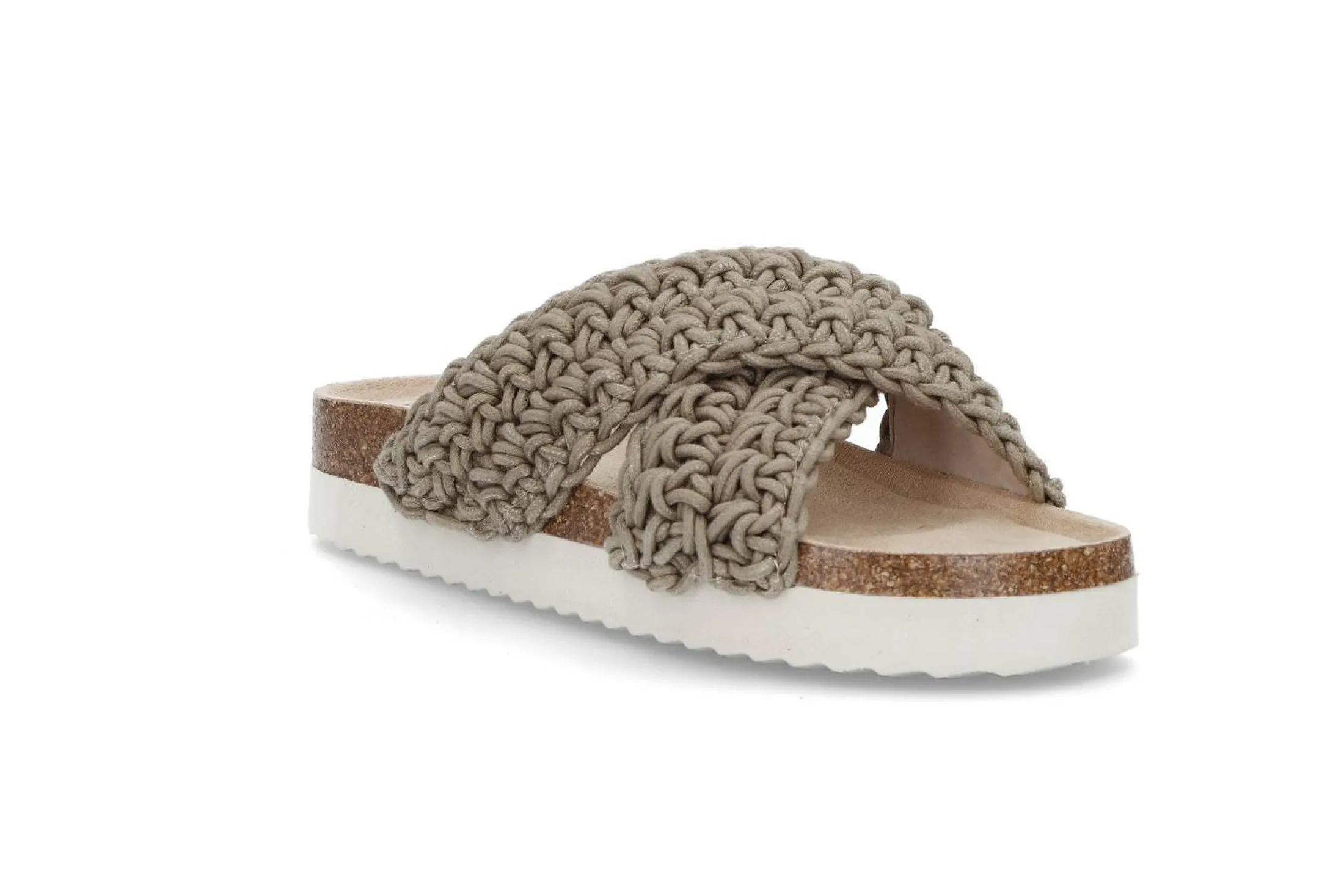 Heklet fotseng sandal