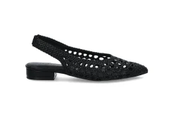 Interlace slingback pumps