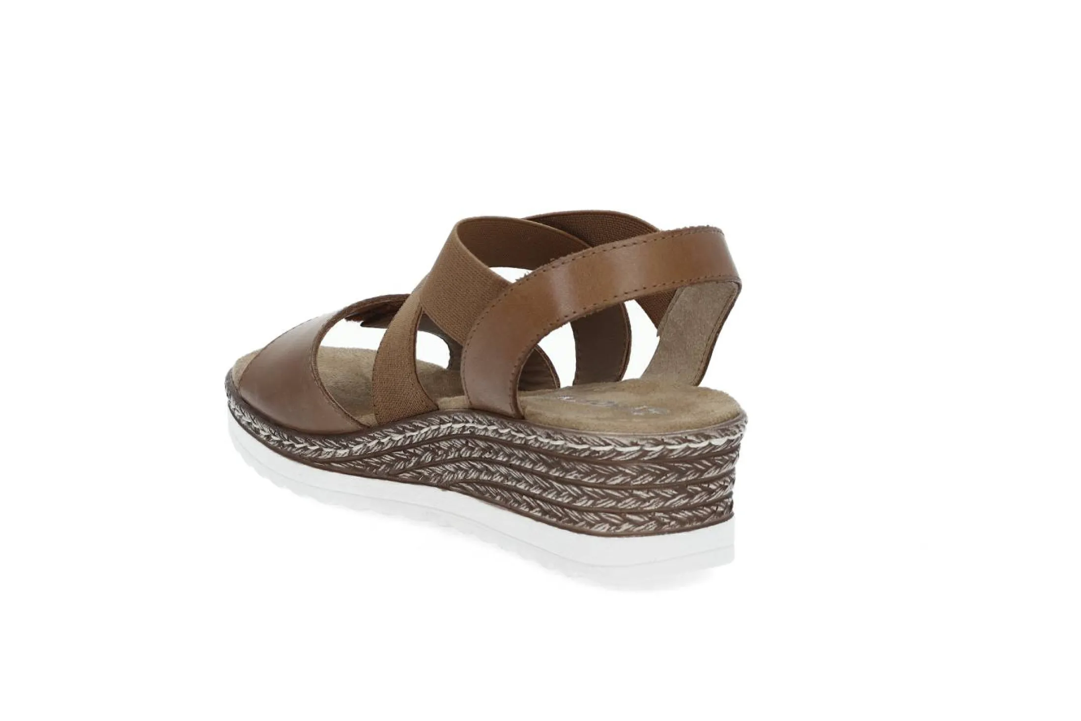 Komfortabel sandal i skinn