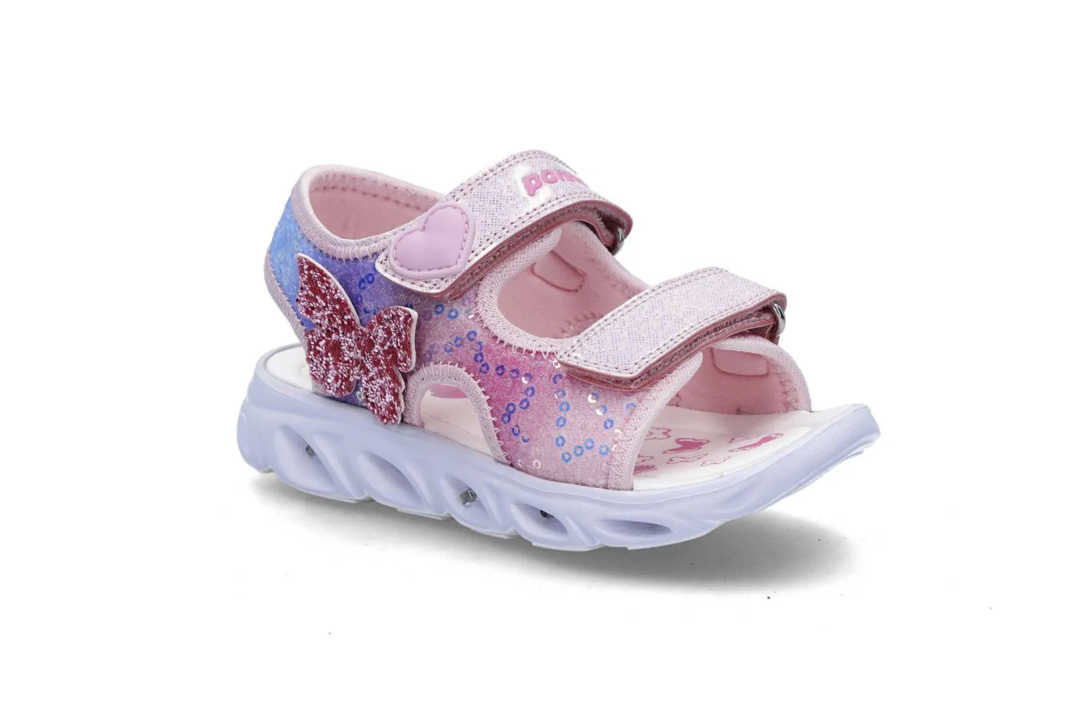 Lett blinkesandal