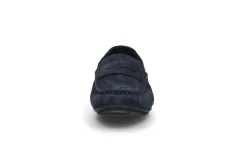 Loafer i semsket skinn