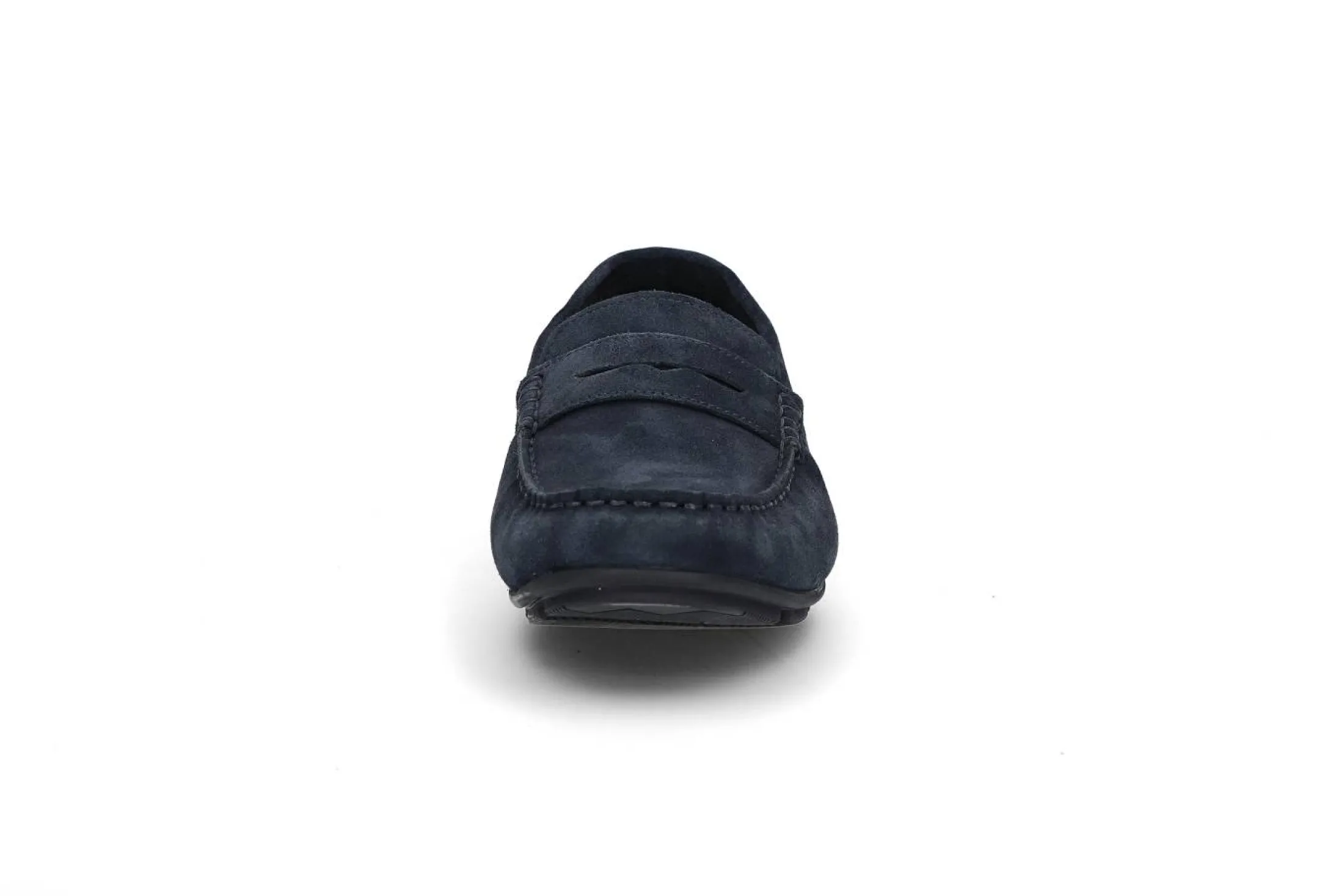 Loafer i semsket skinn