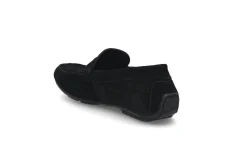 Loafer i semsket skinn