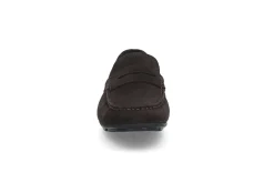 Loafer i semsket skinn