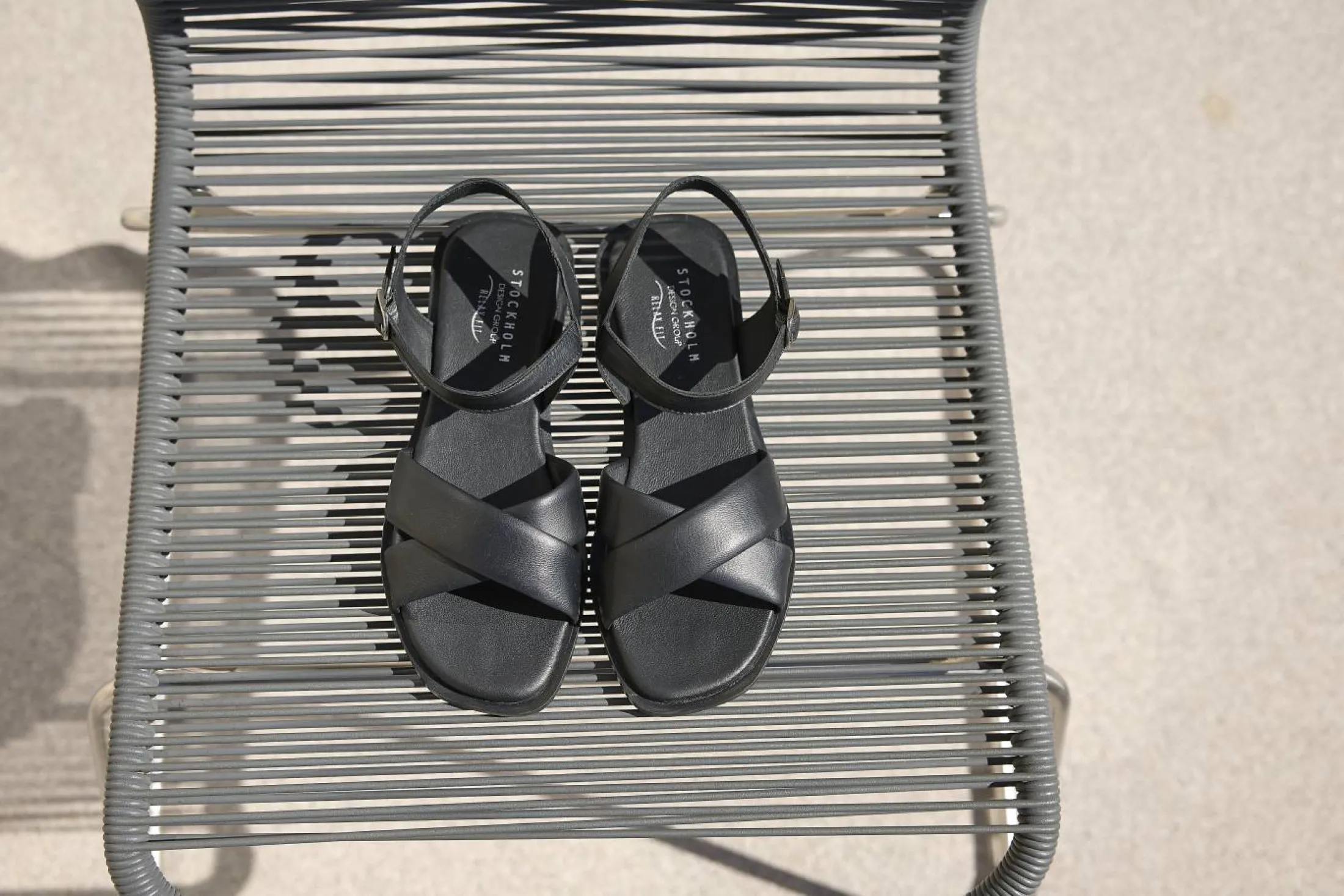 Myk skinnsandal
