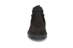Semsket moc-toe støvlett