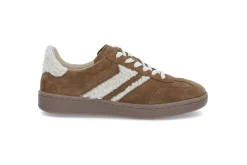 Semsket sneakers med pels