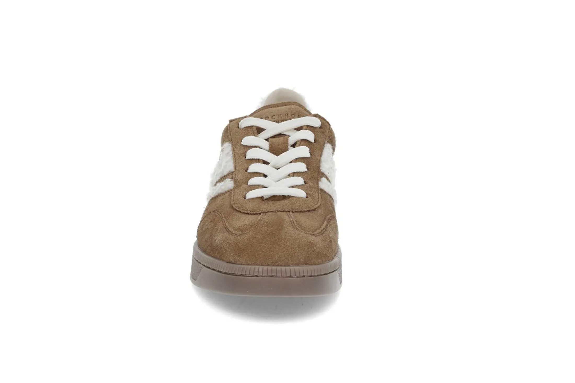Semsket sneakers med pels