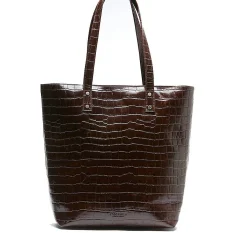 Shopperveske i skinn