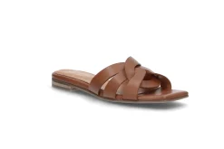 Slip-in skinnsandal