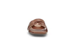 Slip-in skinnsandal