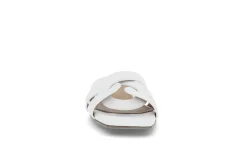 Slip-in skinnsandal