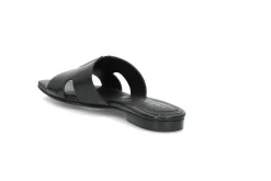 Slip-in skinnsandal