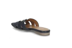 Slip-in skinnsandal