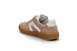 Sneakers i semsket skinn