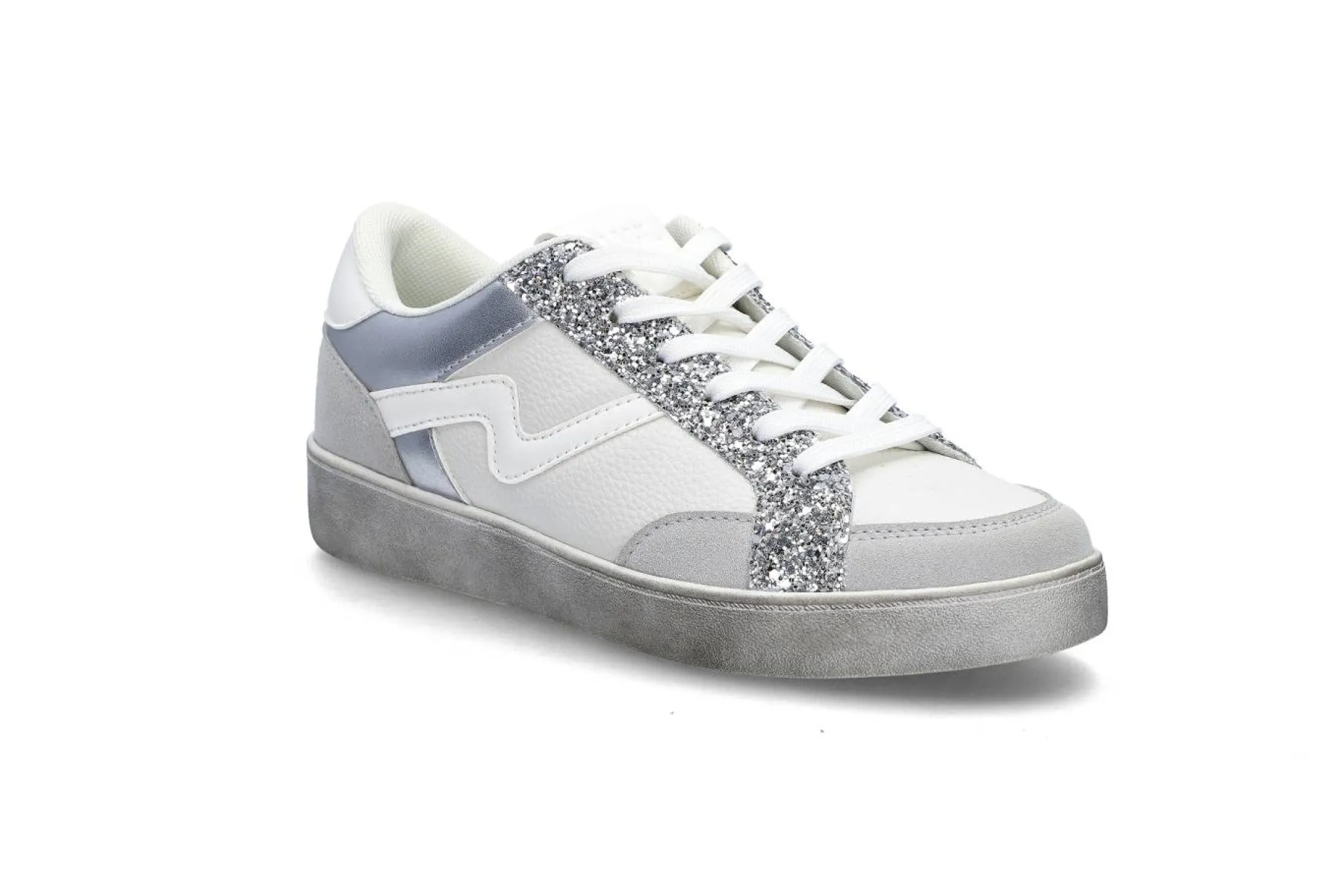 Sporty sneaker med glitter