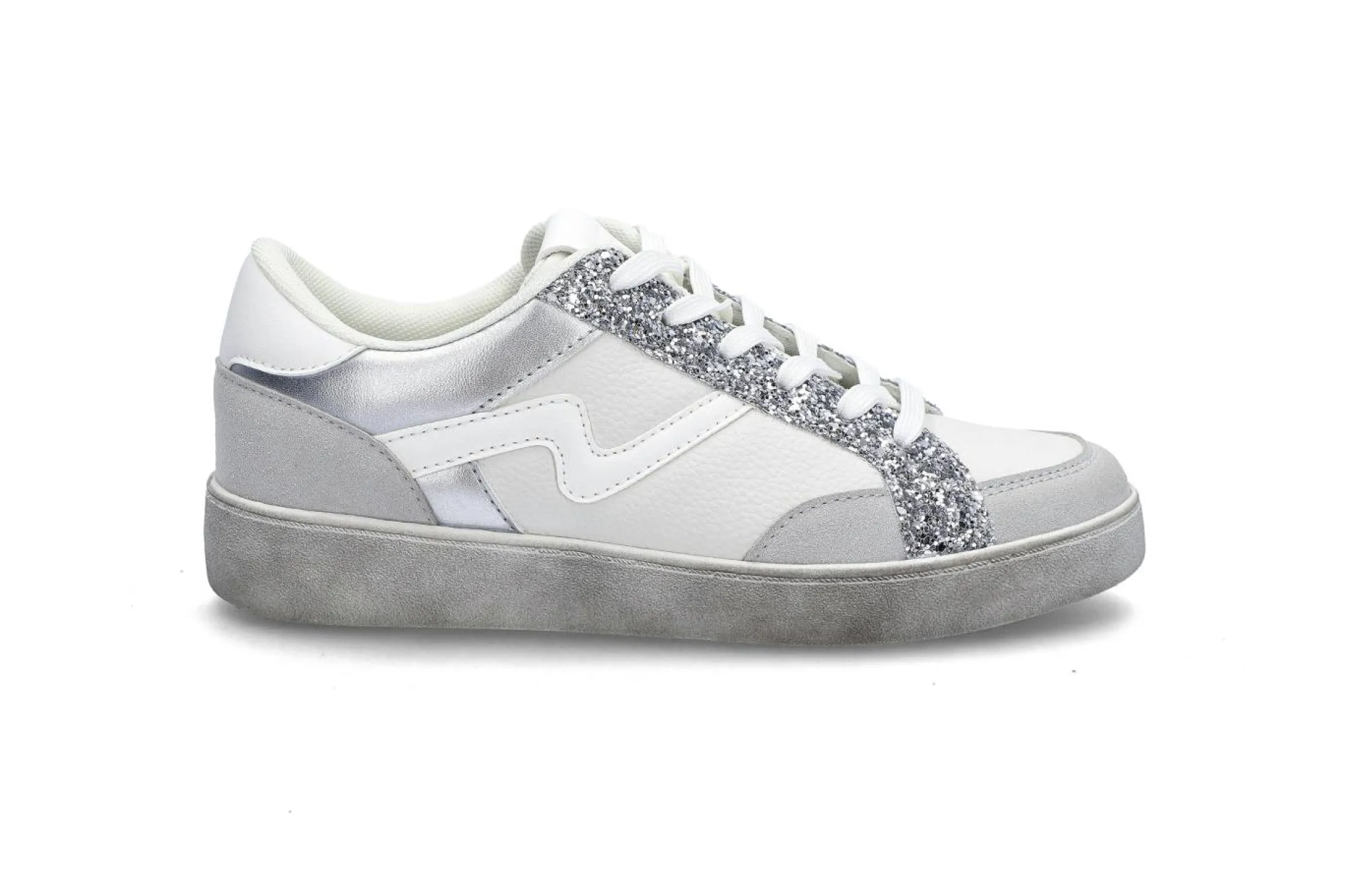 Sporty sneaker med glitter