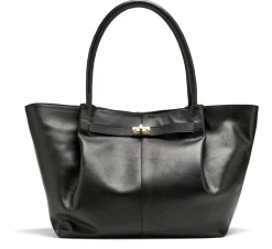 Stilren tote bag i skinn