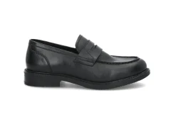 Tidløse loafers i skinn