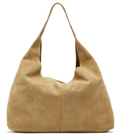 Tote bag i semsket skinn